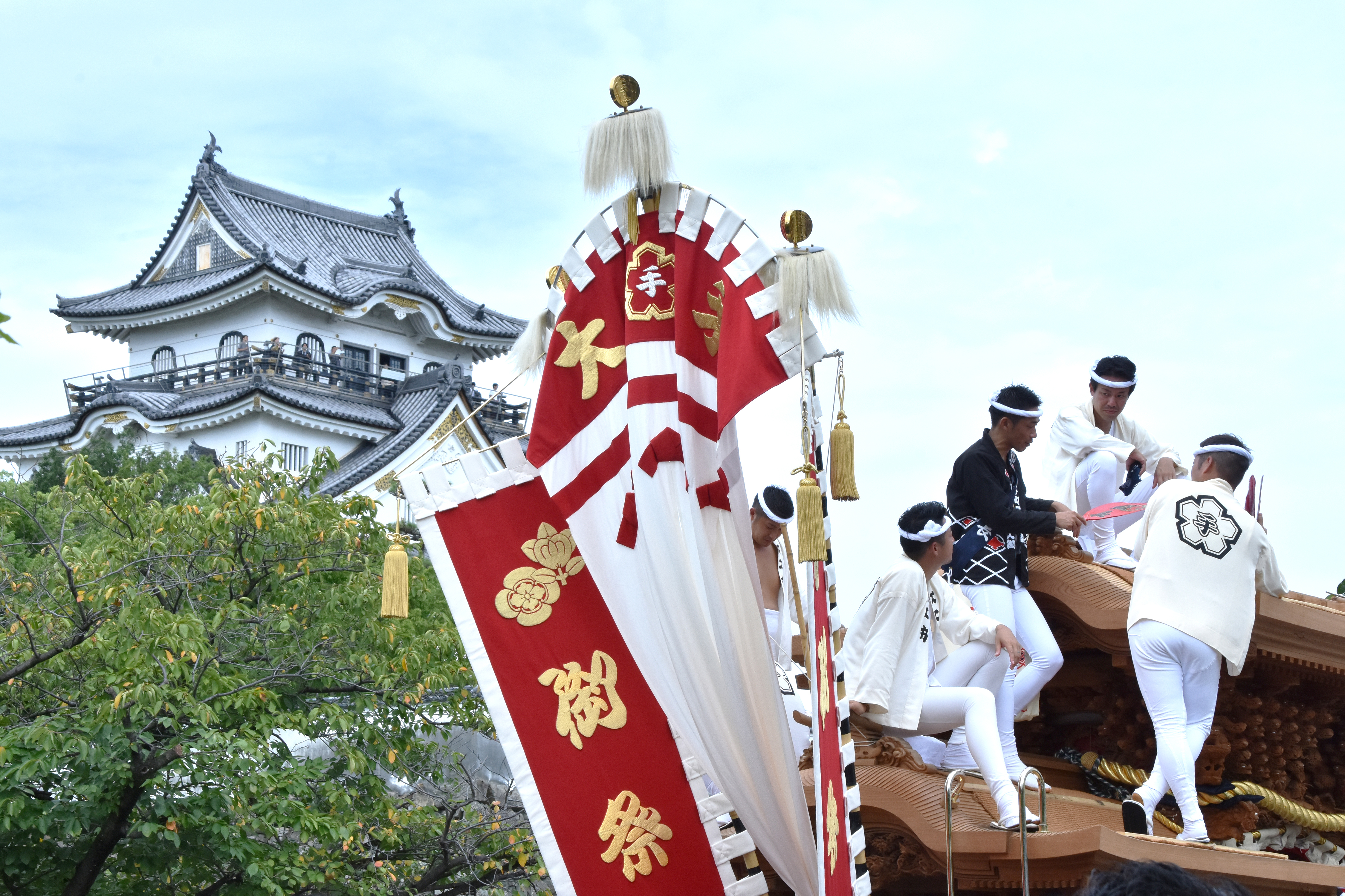 お城とだんじり（9月）