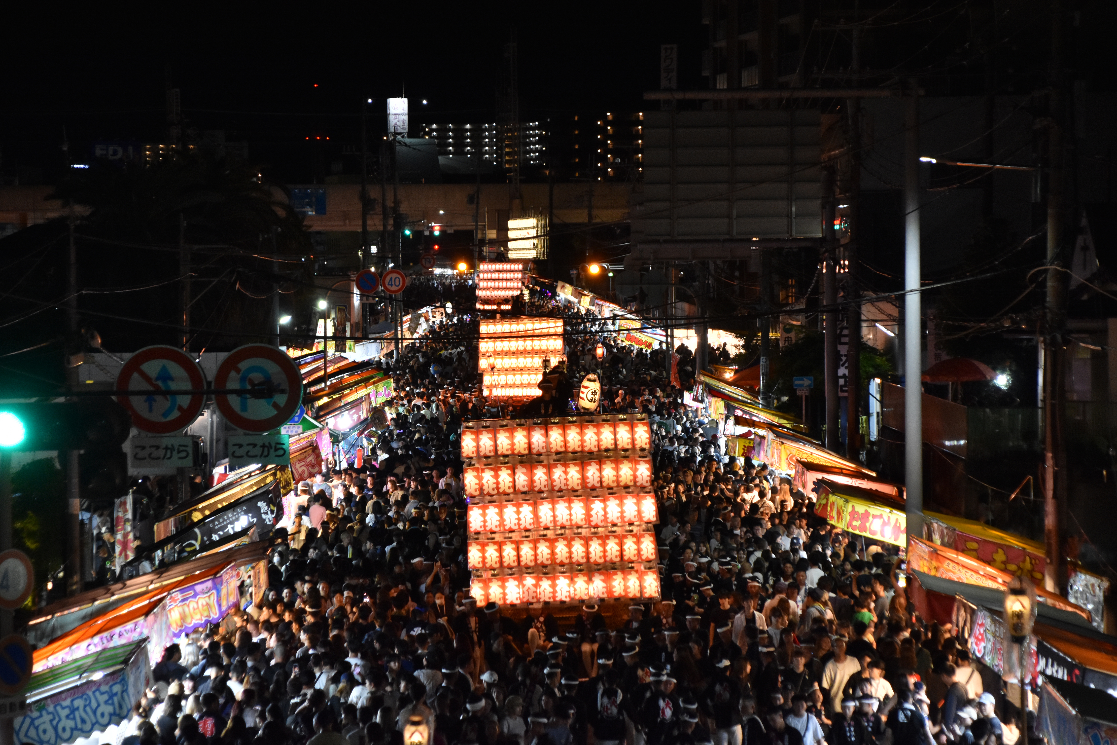 夜間曳行（9月）