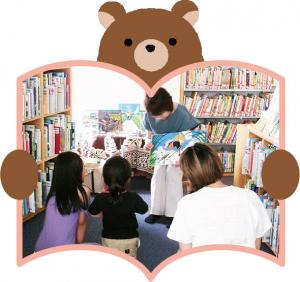 桜台図書館のクララさんのおはなし会の様子
