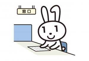 ウサギがモチーフのマイナちゃん