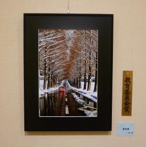 教育委員会賞（作品名「並木道」）