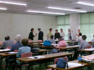 俳句教室発表の様子