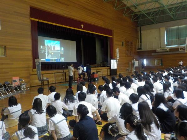 交通安全教室の様子
