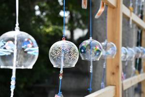 花火の絵が描かれた風鈴