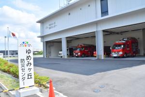防災センターの入り口