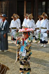 小学一年生の男の子が踊っている様子