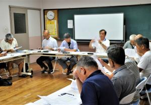 岡山町内会協議員会議の様子