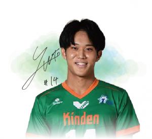 きんでんトリニティーブリッツ大阪の谷川結人さん