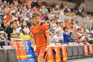 シュライカー大阪の試合中の写真