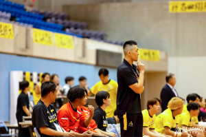 アルバモス大阪の試合中の写真