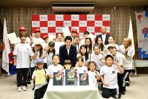 市長との集合写真