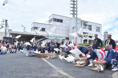 鳩放出イベント