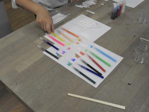 実験結果の様子