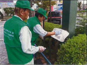 落書き消去後写真