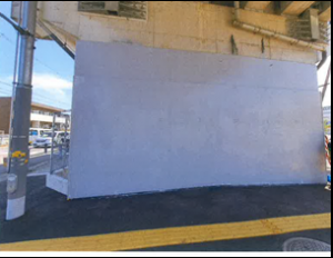 落書き消去後写真