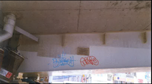 落書き消去前写真