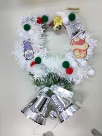 クリスマスリースの写真