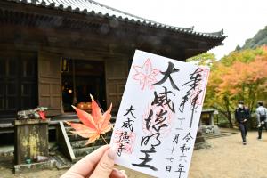 もみじと限定の御朱印