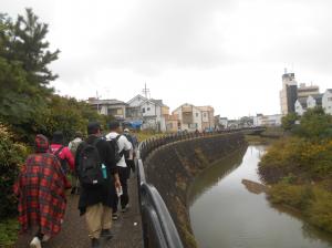 春木漁港を目指す