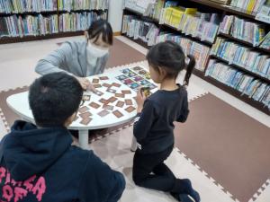 八木でのボードゲームイベントの様子