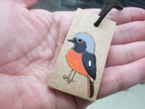 ジョウビタキ木札