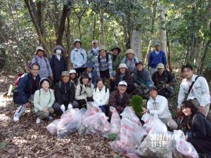 清掃活動後の集合写真