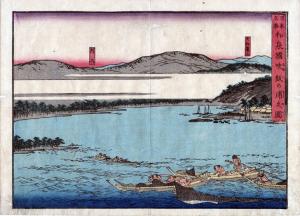 漁の様子が描かれている絵