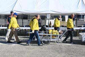 避難してきた地域住民