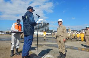 表彰状授与の様子