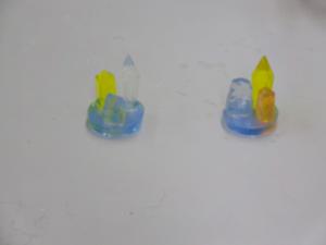 完成した鉱石石けんの写真