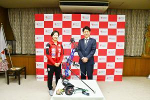 加守田さんと市長