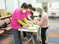 野菜摂取量の手量り