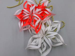 雪の結晶の写真