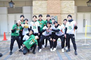 きんでんトリニティーブリッツ大阪の選手たち