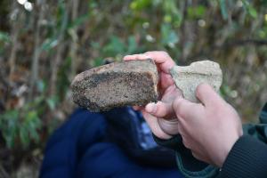 形象埴輪と円筒埴輪