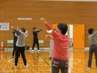 1回目のラジオ体操の様子