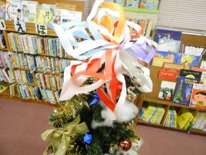 みんなで作った雪の結晶の写真