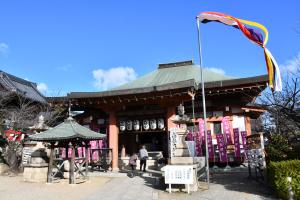 久米田寺の境内の様子