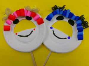 おにのお面の完成写真