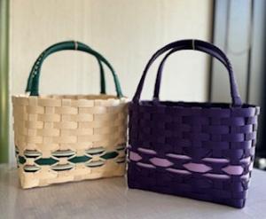 カゴバッグの写真