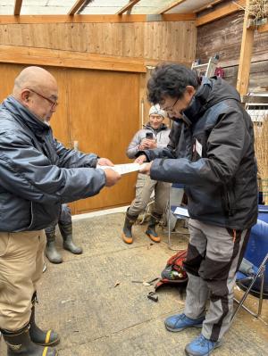 修了証書授与③