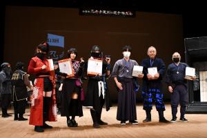 団体戦の入賞者たち