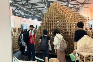 茶室万博展示風景