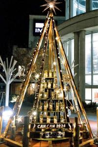 バンブーツリーライトアップの様子