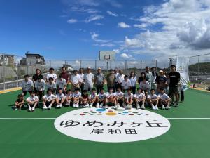 バスケコート完成