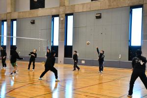 アタック練習の様子