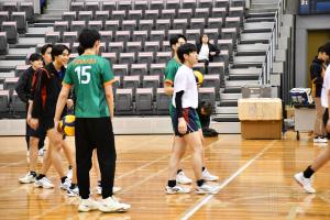 レシーブ練習の様子