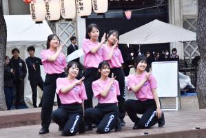 岸和田高校ダンス部の演技