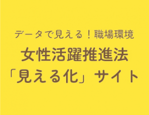 女性活躍推進法「見える化」サイト1