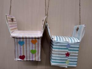 牛乳パックぽっくりの写真